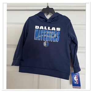 NBA Dallas Mavericks Toddler Navy Hooded Sweatshirt with Blue Logo